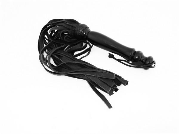 Шкіряний батіг з дерев’яною ручкою