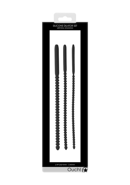 Ouch! Urethral Sounding Silicone Dilator Set