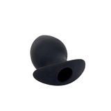 Силіконовий тунель Chalice Silicone Tunnel Plug Black L Brutus