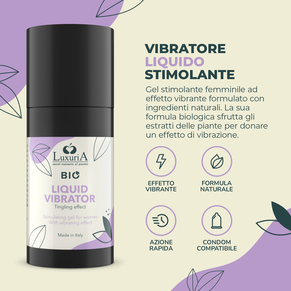 Żel Stymulujący Luxuria Bio Liquid Vibrator 15 Ml IntimateLine