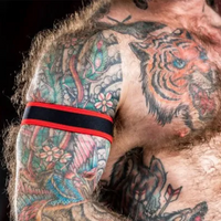 Neo Carbon Black Armband Red M Mr-S-Leather