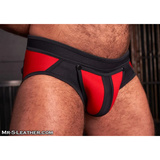 Mr-S-Leather Neo All Access Brief Red XL