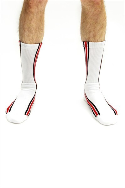 Sneakerporn Socks White Red 39-42 Sk8erboy