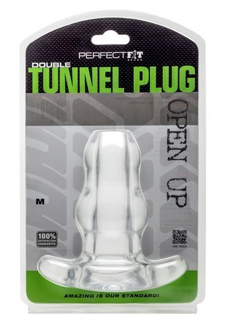 Korek analny z tunelem Perfect Fit Double Tunnel Plug M
