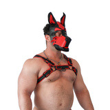 Пояс Vegan Puppy Harness Black-Red L/XL Brutus