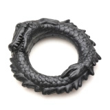 Creature Cocks Black Caiman Silicone Cock Ring