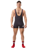 Trykot Singlet Allan Titanium-Black-Red L Barcode Berlin