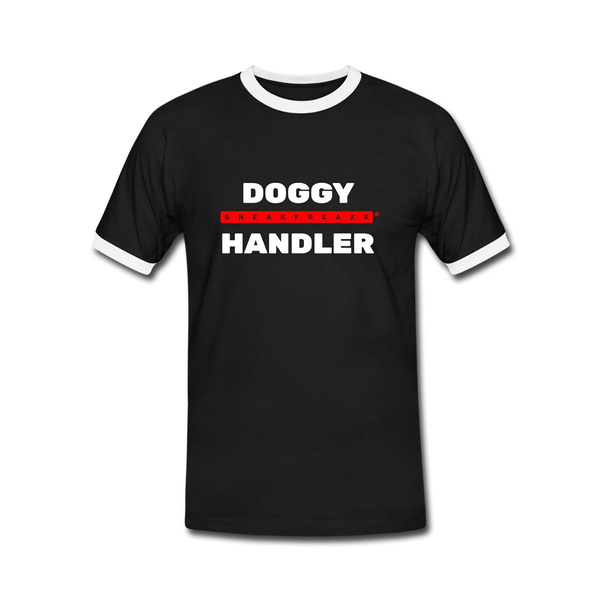 SneakFreaxx T-Shirt KONTRAST DOGGY HANDLER Black L