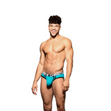Andrew Christian CoolFlex Modal Active Jock w/ Show-It Teal S