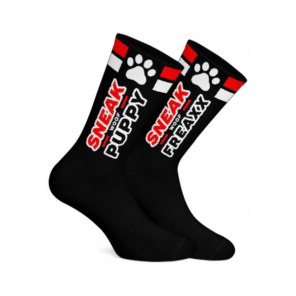Шкарпетки SneakFreaxx Sneak Puppy Socks Black-Red