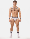 Slipy Backless Brief Bottom White-Black L Barcode Berlin