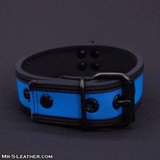 Mr-S-Leather Neo Bold Color Puppy Collar Cobalt S-L