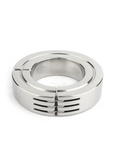 Steel Hinged Magnetic Cockring 40mm Titus