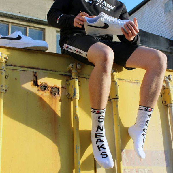 Skarpety Sk8erboy SNEAKS + SOCKS Socks White 39-42
