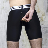 Bitch Short Black/ White Double Zipper S Boxer Barcelona