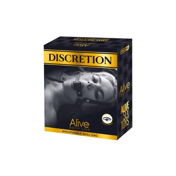 Alive knebel Discretion Black Ball Gag