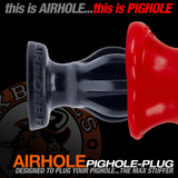 AIRHOLE-3 finned buttplug Black M Oxballs