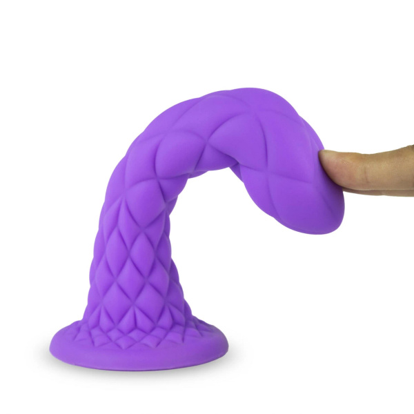 Dildo 18,5 cm Fantasy Line Dreamy (7") Purple Silexd