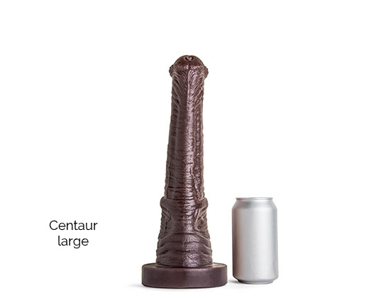 Dildo Centaur Soft/Vac U Lock Black M Mr Hankeys 