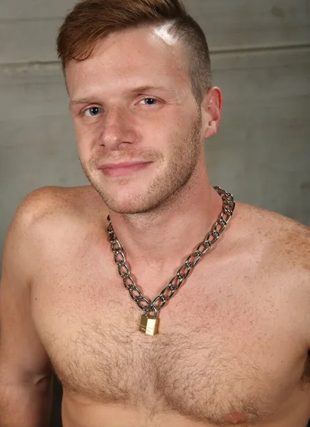 Heavy Chain & Lock Collar Mr-S-Leather