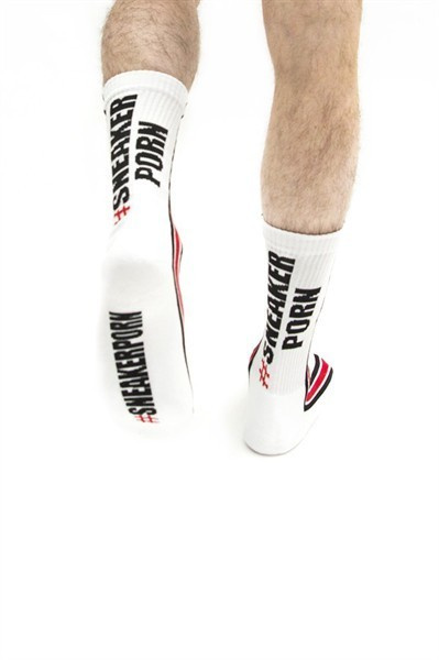 Sneakerporn Socks White Red 39-42 Sk8erboy
