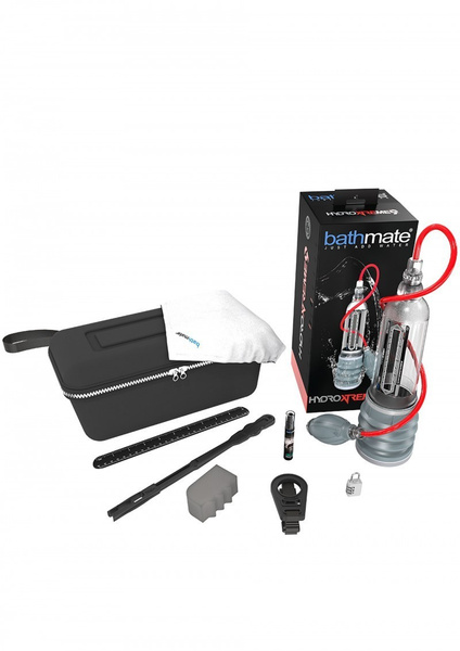 Hydroxtreme9 Crystal Clear Zestaw Z Pompką Wodną Do Powiększania Penisa Przeźroczysta Bathmate