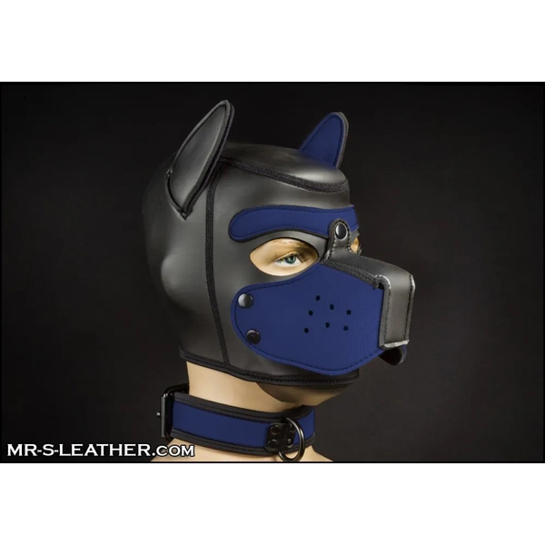Neo Bold Color Puppy Collar Королівський L-Xxl Mr-S-Leather
