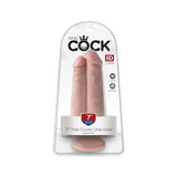 Dildo 18Cm King Cock Two Cocks One Hole Light Pipedream