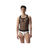 Mesh Tank Top Daniya Black L Barcode Berlin