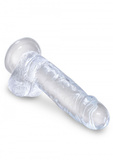 7 Inch Cock With Balls Transparant King Cock