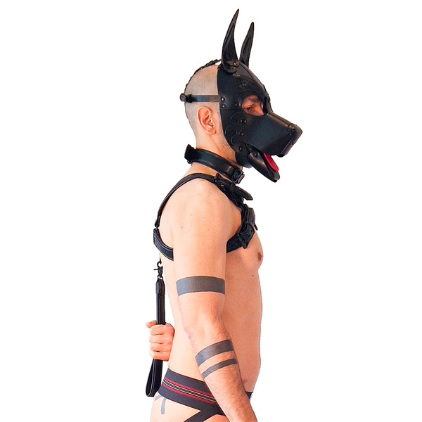 Vegan Short Leash Black-Black Brutus