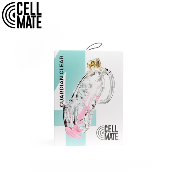 Guardian Chastity Cage Clear Size 4 CELLMATE