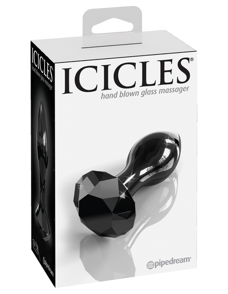 Icicles No. 78 korek szklany czarny