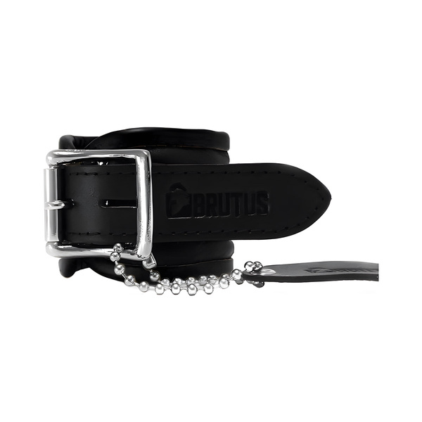 Пояс для зв'язування Leather Wrist Restraints Black/Black Brutus