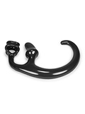 Korek analny ALIEN Tail Butt plug with cocksling BLACK Oxballs