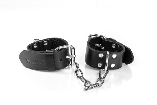 Black Narrow Cuffs Size S Primal Bond Whips