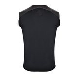 Tank Top with Leather Inserts Bull Leather Tanktop.02 S