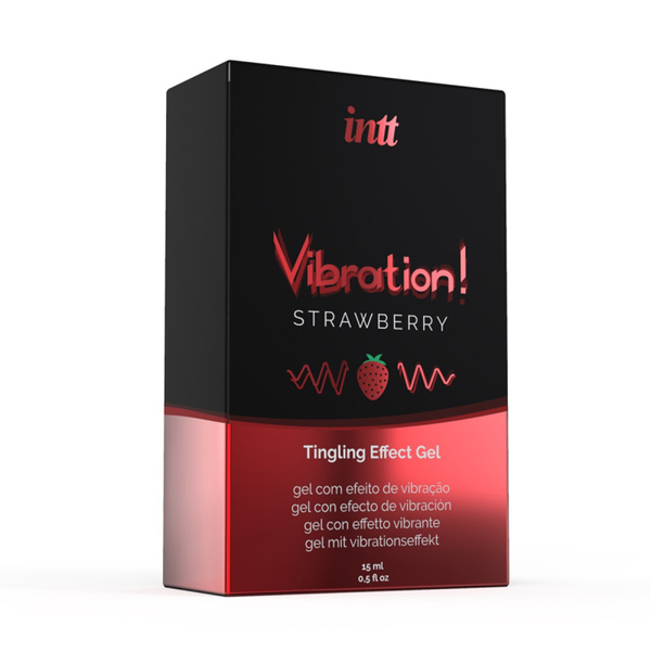 Żel Stymulujący Vibration! Strawberry 15 Ml intt