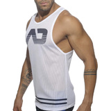 Майка без рукавів Mesh Ad Tank Top White M Addicted