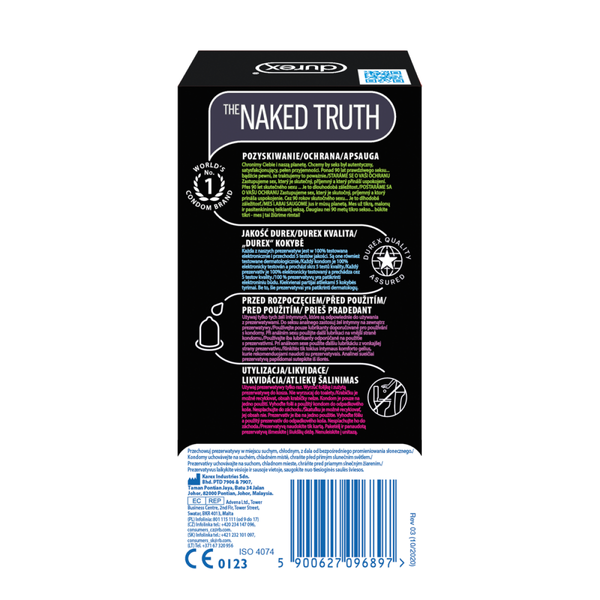 Prezerwatywy z dużą ilością lubrykantu Durex Perfect Gliss 10 szt.