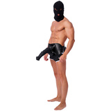 Leather harness for large dildo The Red