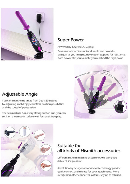 Seksmaszyna Premium Travel Fuckmachine 2.0 HiSmith