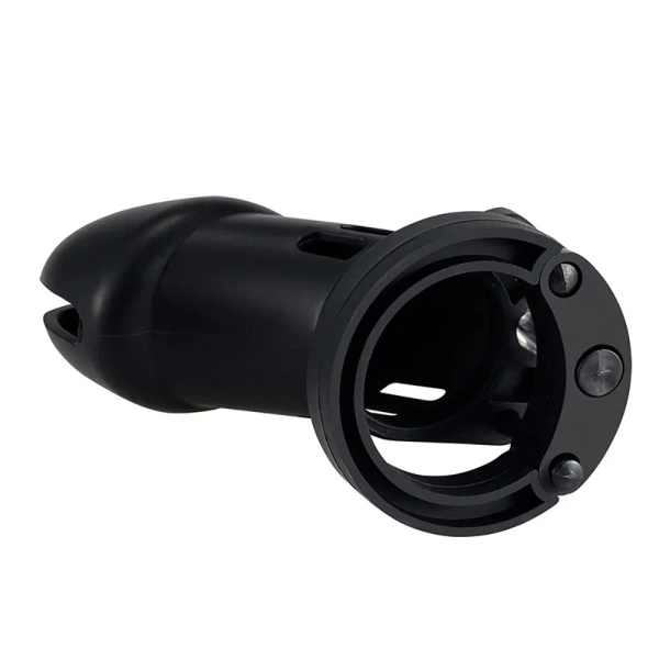 Denial Silicone Chastity Cage Set Black Brutus