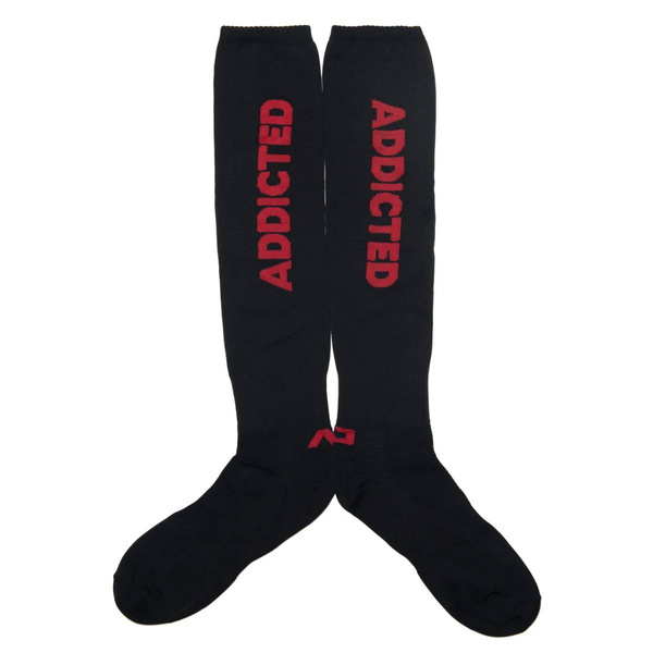 Addicted Fetish Socks Black-Red L/XL