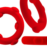 [SIL] SPINNER Cockring Red Oxballs