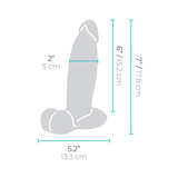 Dildo 17,8 cm Slipskin 7 Inch Girthy B-Vibe