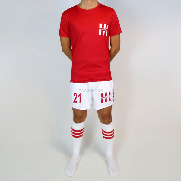 Aasssoxx Football Shorts White S