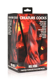 Hell Kiss Twisted Tongues Silicone Dildo Red Creature Cocks