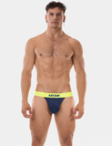 Jockstrapy Jock Arlo Navy- Neongreen S Barcode