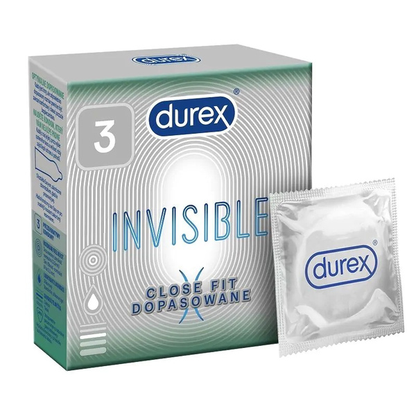 Invisible Close Fit 3 pcs. Durex